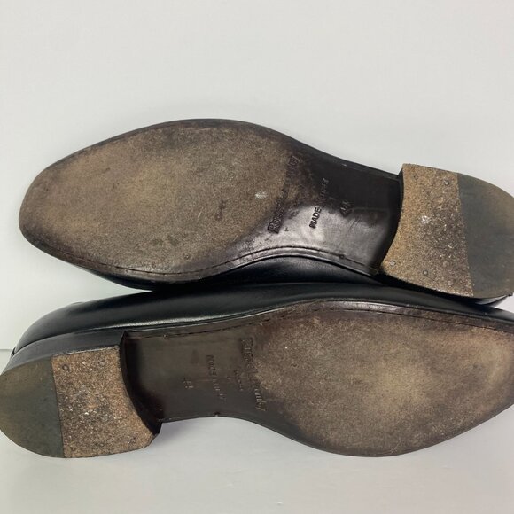 Russell & Bromley Loafers Shoes Eu 44 US 11 Black Tasseled Tassels Leather Italy - Picture 11 of 12
